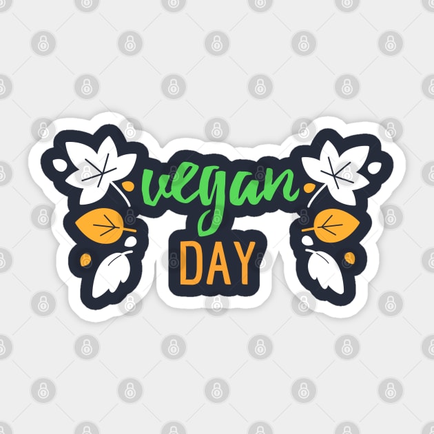 It's Vegan Day! Sticker by Dodo&FriendsStore